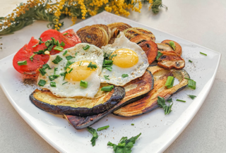 Eggplant and Egg Stir-fry